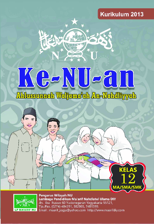 Cover Pendidikan ke-NU-an ahlussunnah wal jamaah kelas XII / Ilyas Ruhiyat