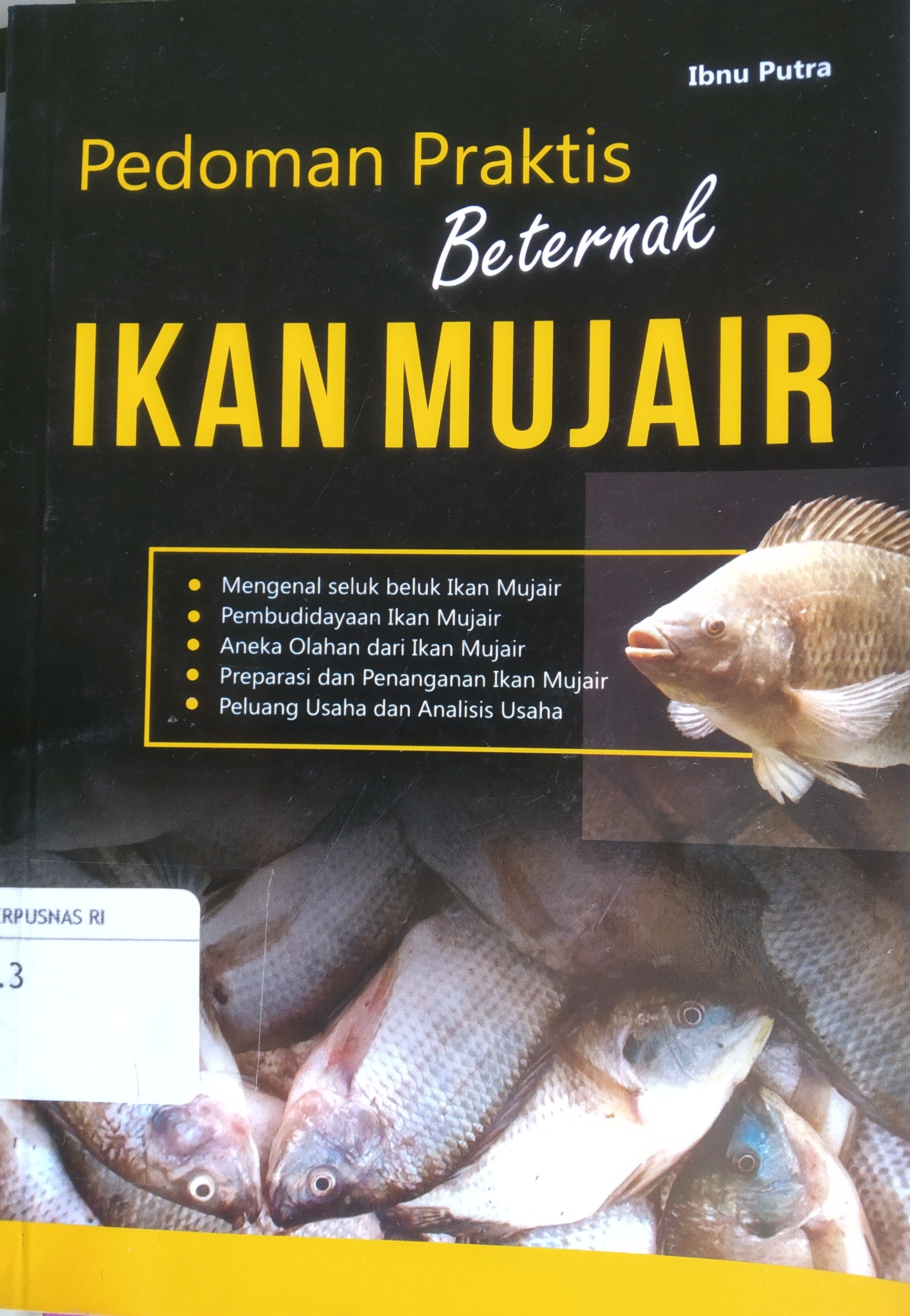 Cover Panduan praktis beternak ikan mujair / penulis, Ibnu Putra