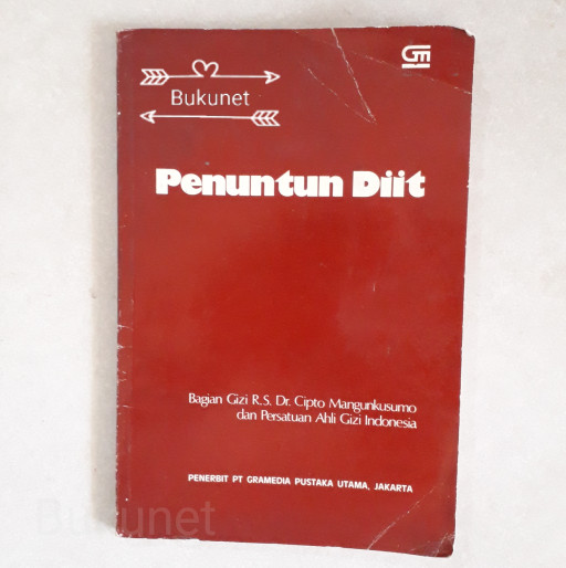 Cover Penuntun Diit / Bagian Gizi R.S. Dr. Cipto Mangunkusumo, Persatuan Ahli Gizi Indonesia