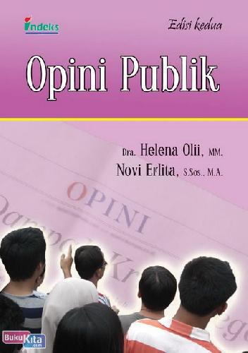 Cover Opini publik / Helena Olii