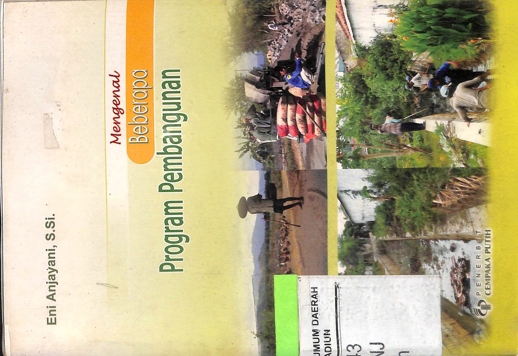Cover Mengenal beberapa program pembangunan / Eni Anjayani