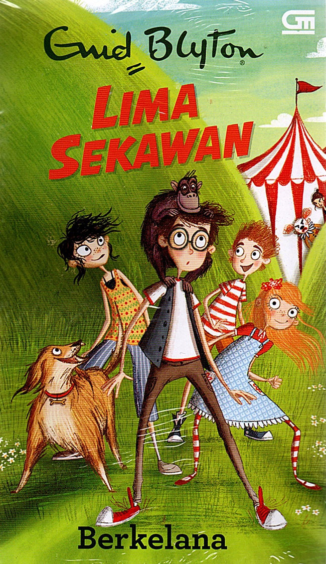 Cover Lima Sekawan berkelana / Enid Blyton; alih bahasa, Agus Setiadi
