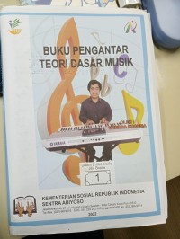 Cover Buku pengantar teori dasar musik jilid 1 / Penulis, Hendra Kusuma