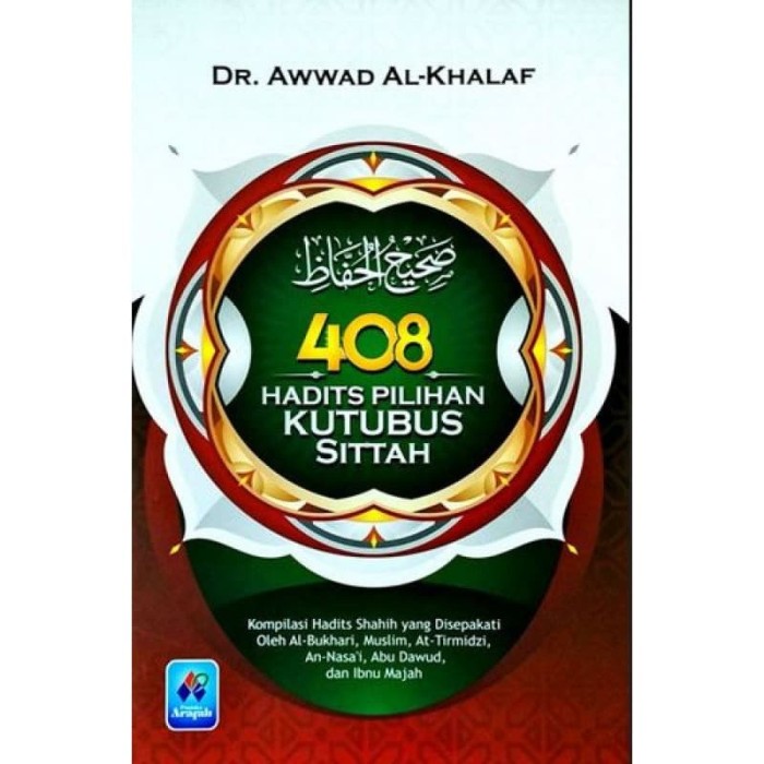 Cover 408 Hadits pilihan kutubus sittah / Awwad Al-Khalaf