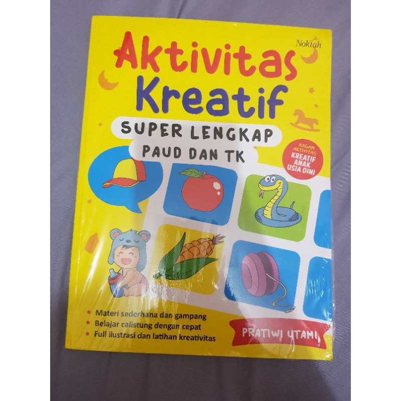 Cover aktivitas kreatif super lengkap PAUD dan TK / Pratiwi Utami