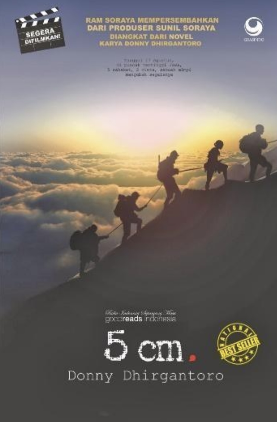 Cover Lima sentimeter (5 cm) / Penyusun: Donny Dhirgantoro