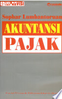 Cover Akuntansi pajak / Sophar Lumbantoruan