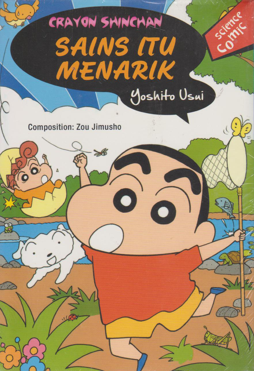 Cover Crayon Shinchan Sains Itu Menarik / Yoshito Usui
