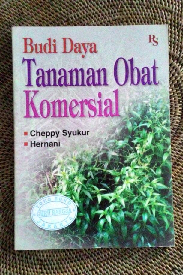 Cover Budi Daya Tanaman Obat Komersial / Cheppy Syukur dan Hernani