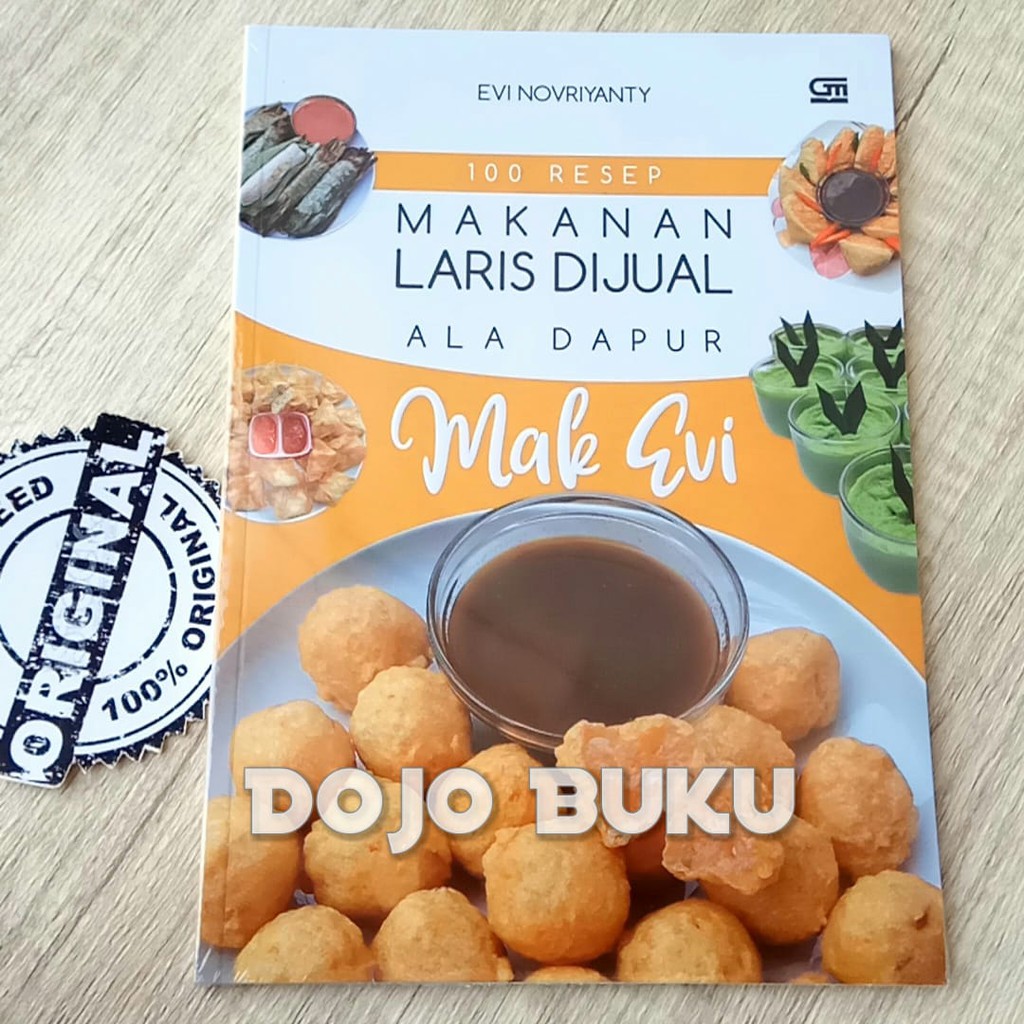 Cover 100 resep makanan dijual ala dapur mak evi / Penulis, Evi Novriyanty