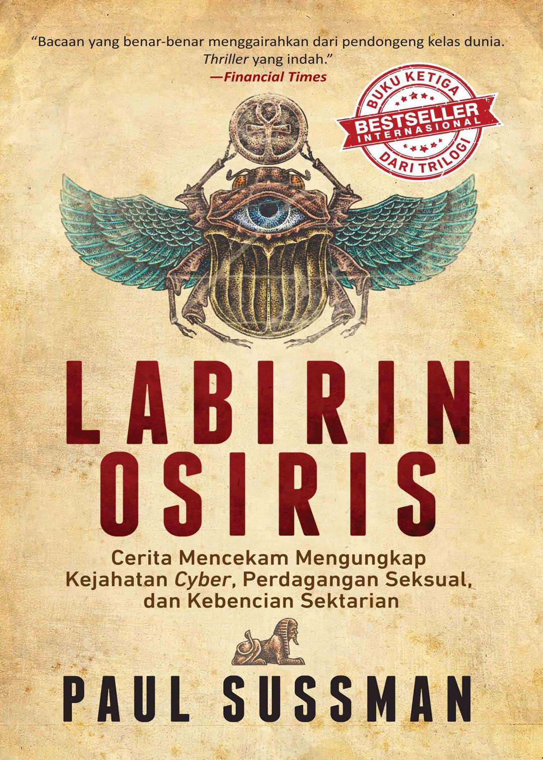 Cover Labirin Osiris / Paul Sussman; penerjemah, Adi Toha