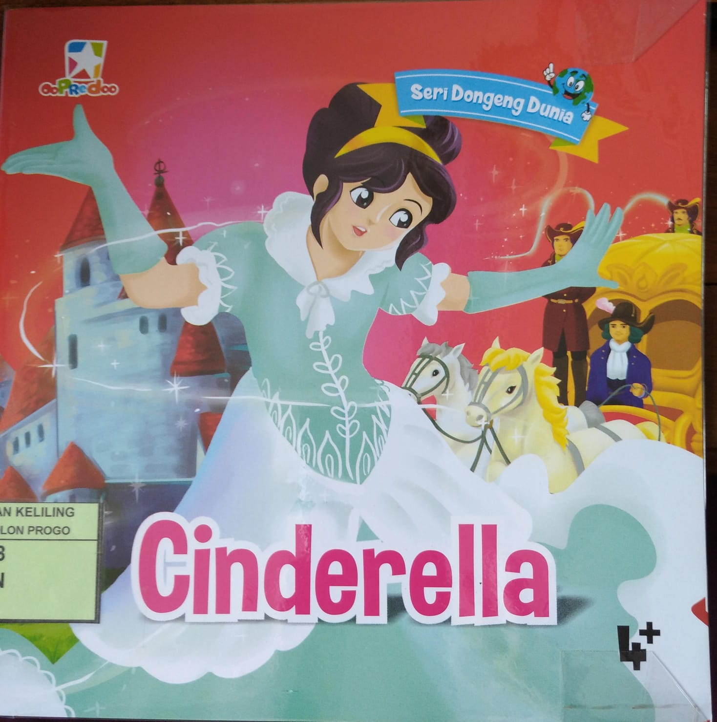 Cover Seri Dongeng Dunia : Cinderellla