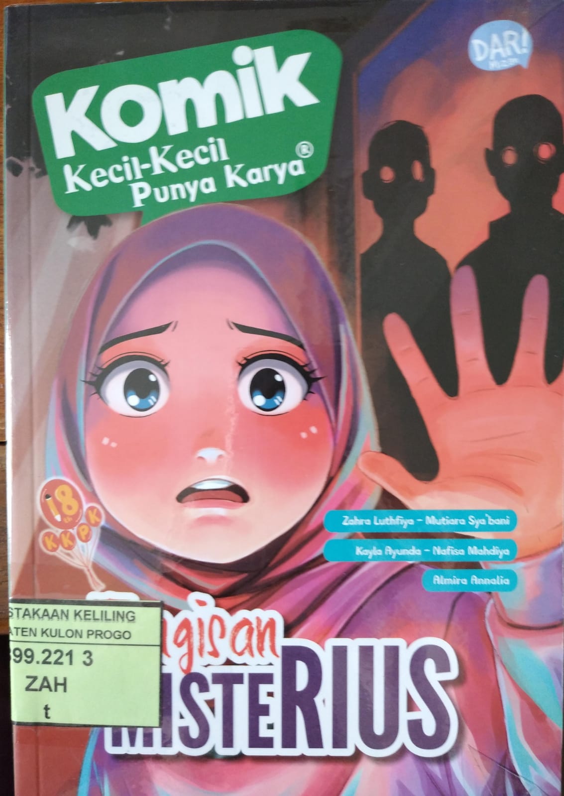 Cover Komik Kkpk Tangisan Misterius / Zahra Luthfiyah, Dkk.