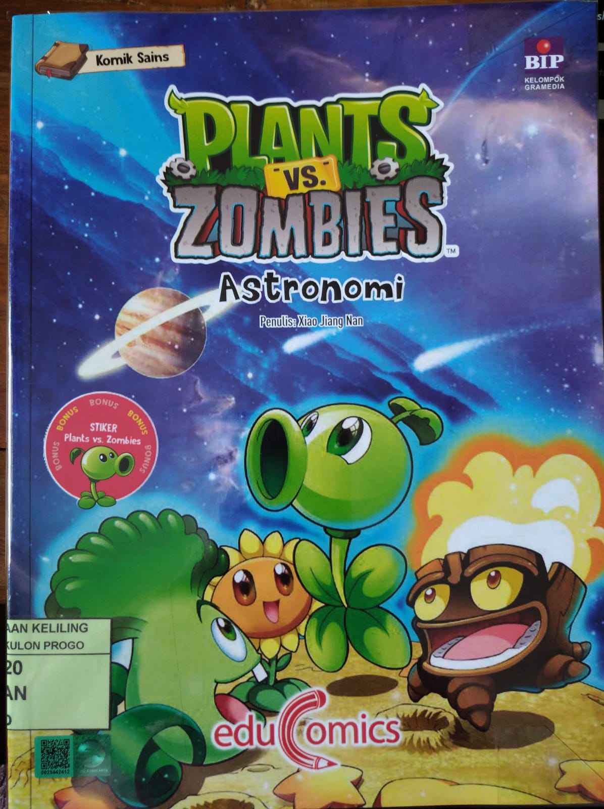 Cover Educomics Plants Vs Zombies: Astronomi / Xiao Jiang Nan