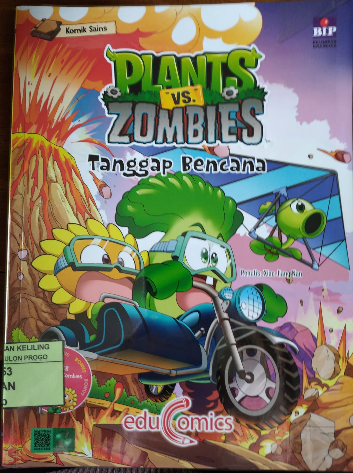 Cover Educomics Plants Vs Zombies: Tanggap Bencana / Xiao Jiang Nan