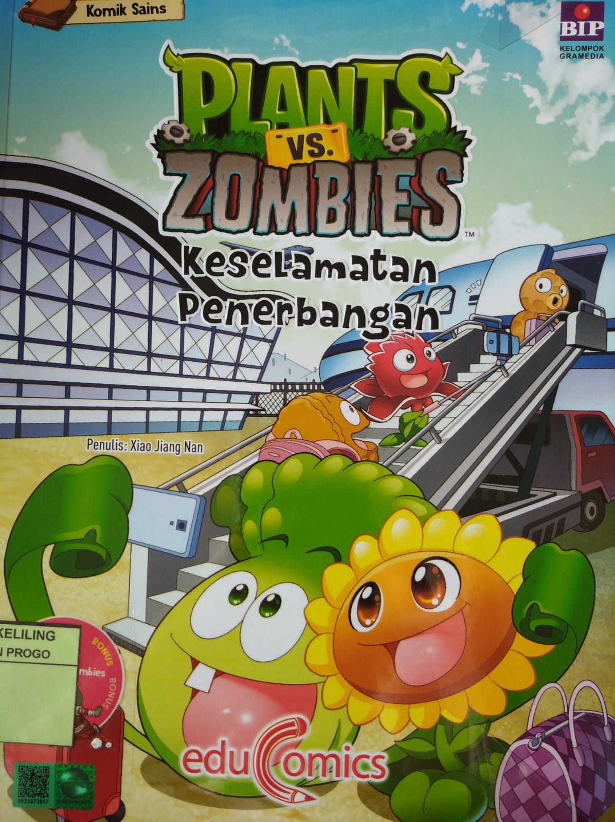 Cover Educomics Plants Vs Zombies: Keselamatan Penerbangan / Xiao Jiang Nan