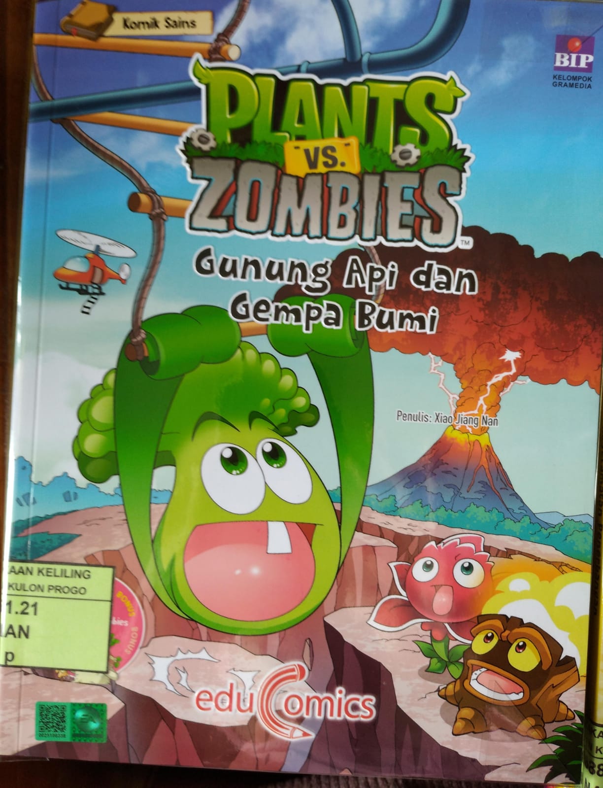 Cover Educomics Plants Vs Zombies: Gunung Api Dan Gempa Bumi / Xiao Jiang Nan