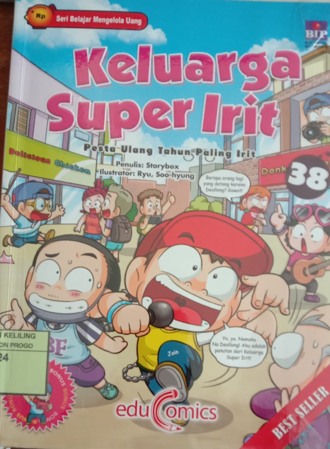 Cover Educomic Keluarga Super Int 38 : Pesta Ulang Tahun Paling Irit / Laksmi S