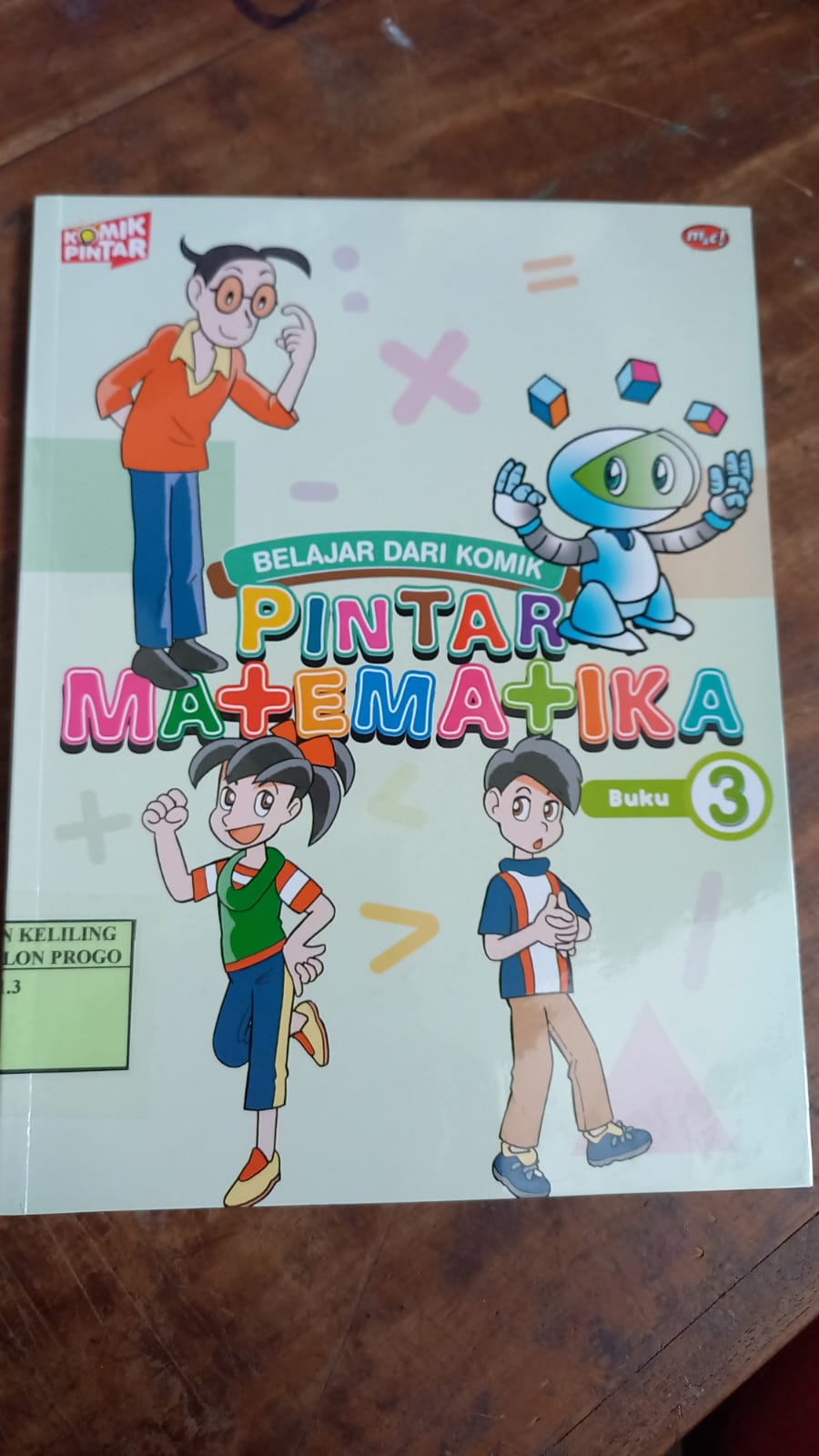 Cover Pintar Matematika buku 3 / Dian Indrinuswati