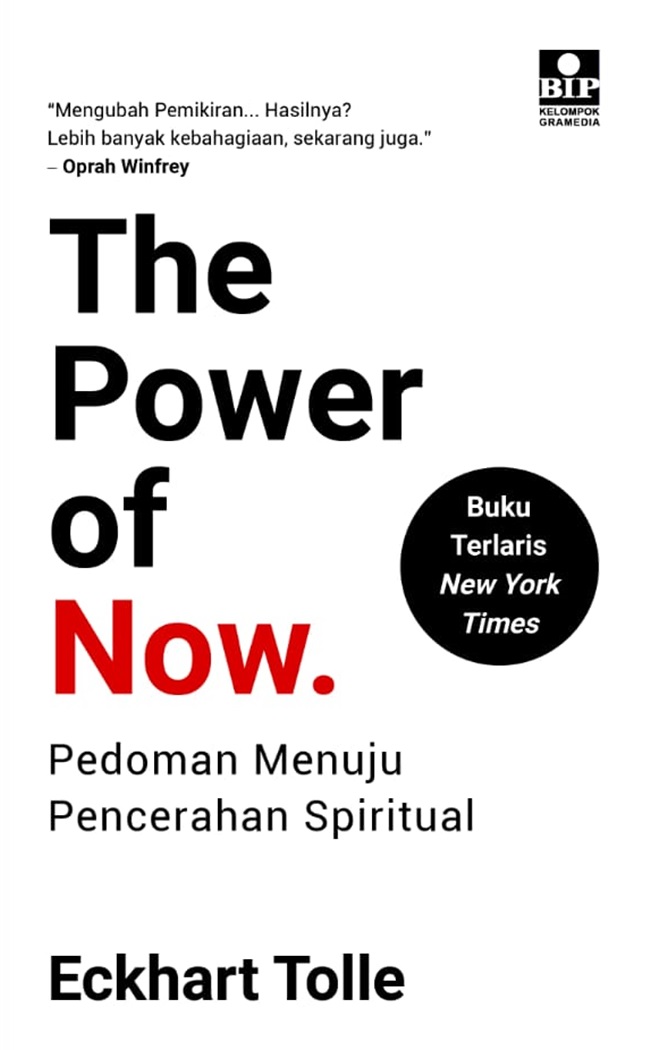 Cover The Power Of Now / Eckhart Tolle; Saptono Raharjo (penyunting)