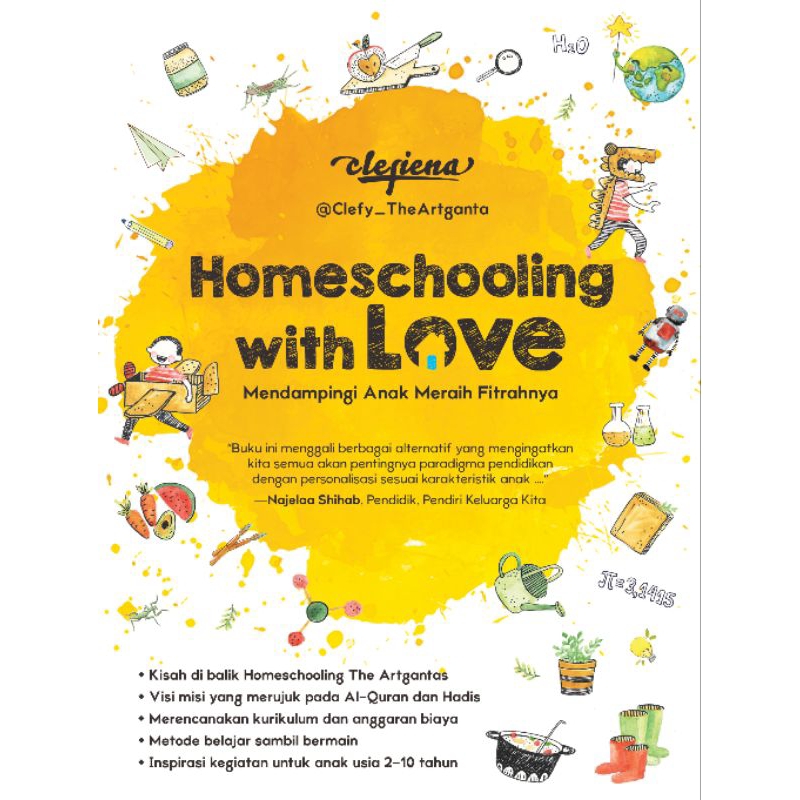 Cover Homeschooling With Love / Clefiena