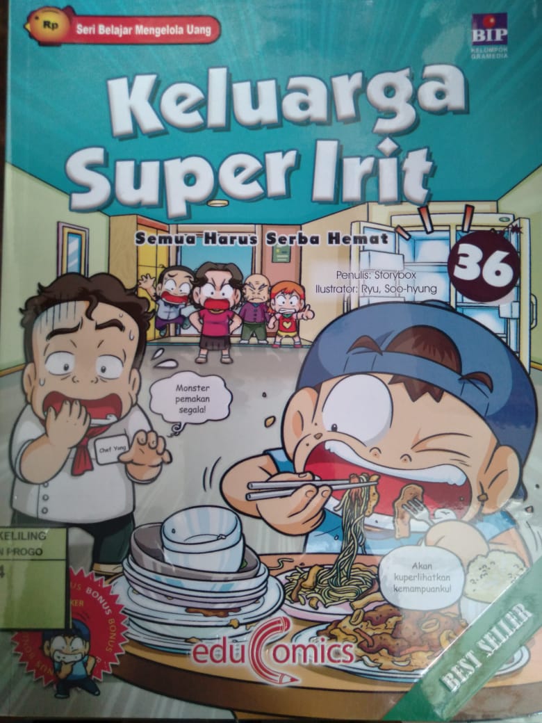Cover Educomics Keluarga Super Int 36: Semua Harus Serba Hemat / Storybox