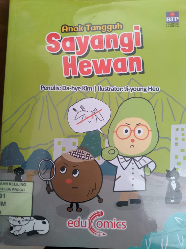 Cover Educomics Anak Tangguh Sayangi Hewan / Heo Ji Young