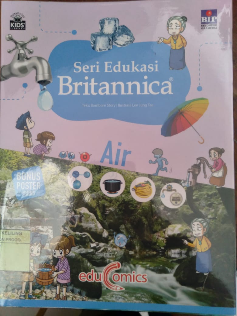 Cover Educomics: Seri Edukasi Britannica: Air / Bombom Story