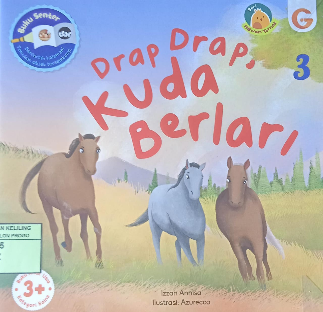 Cover Drap Drap, Kuda Berlari 3 / Izzah Annisa ; Penyunting, Jumi Haryani, Fitriawati