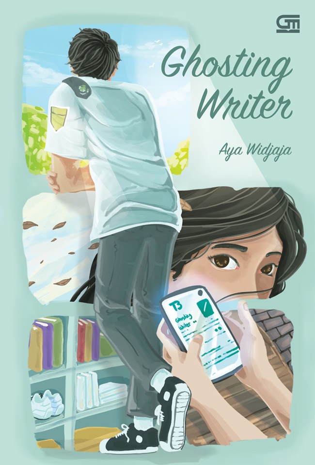Cover Ghosting Writer / Aya Widjaja; editor, Vania Adinda; proofreader, Karina Anjani; ilustrator sampul, Orkha