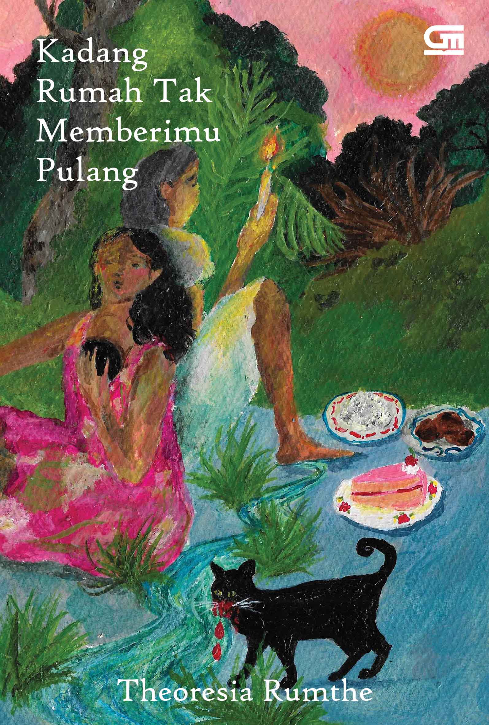 Cover Kadang rumah tak memberimu pulang / Theoresia Rumthe; ilustrasi, Hai Rembulan; editor, Siska Yuanita