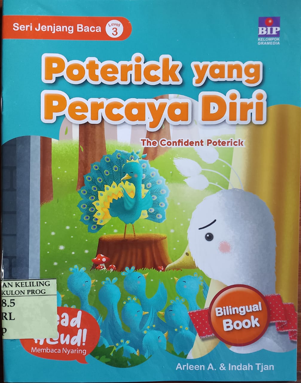 Cover poterick yang percaya diri / Arleen A; ilustrasi, Indah Tjan; penyunting, Kartika