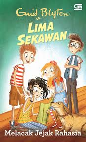Cover Lima Sekawan :  melacak jejak rahasia / Enid Blyton