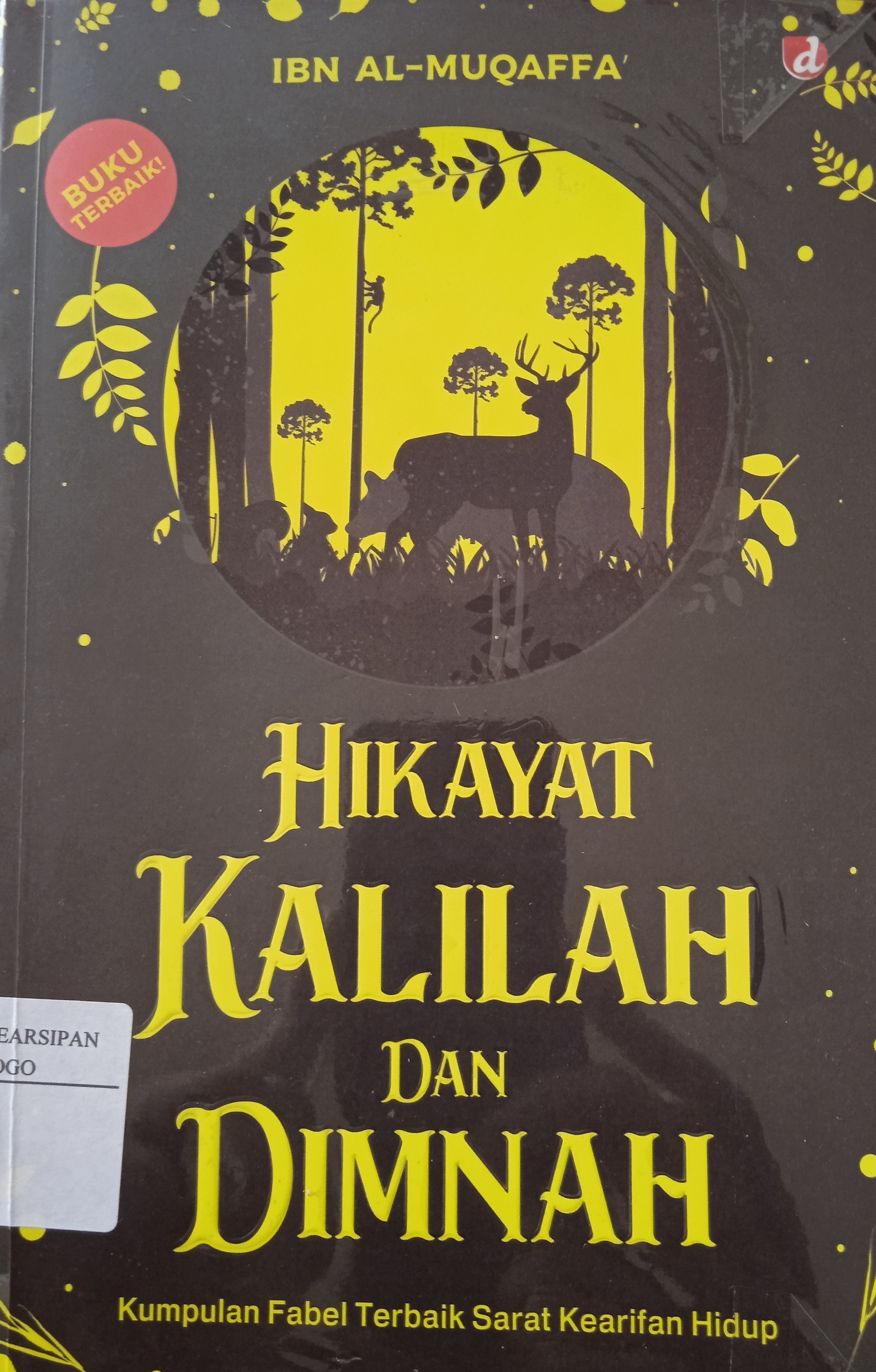 Cover Hikayat Kalilah dan Dimnah