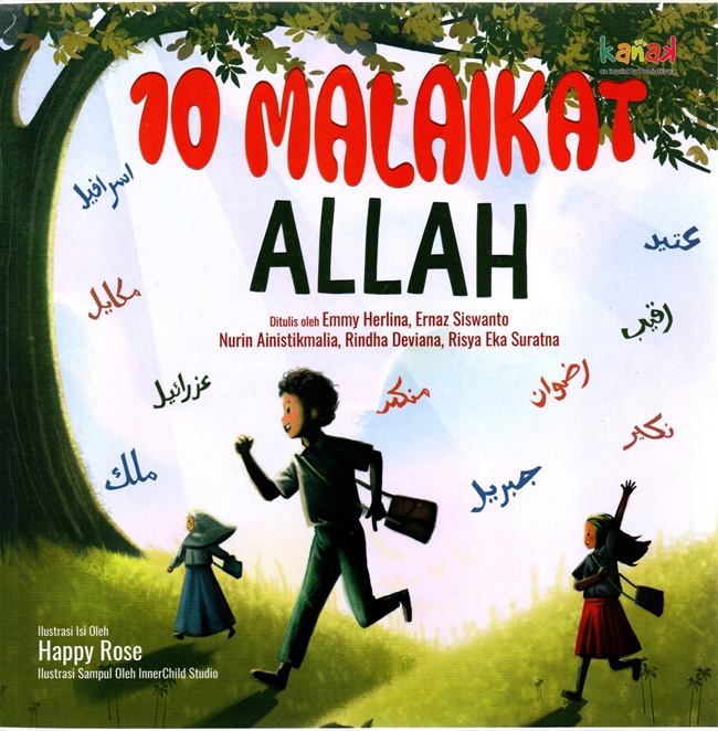 Cover 10 malaikat Allah / Emmy Herlina, Ernaz Siswanto, Nurin Ainistikmalia, Rindha Deviana, Risya Eka Suratna