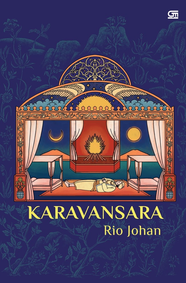 Cover Karavansara / Rio Johan, Teguh Afandi: Editor, Iqbal Asaputro: Ilustrator cover dan isi, Ryan Pradana: Desain isi
