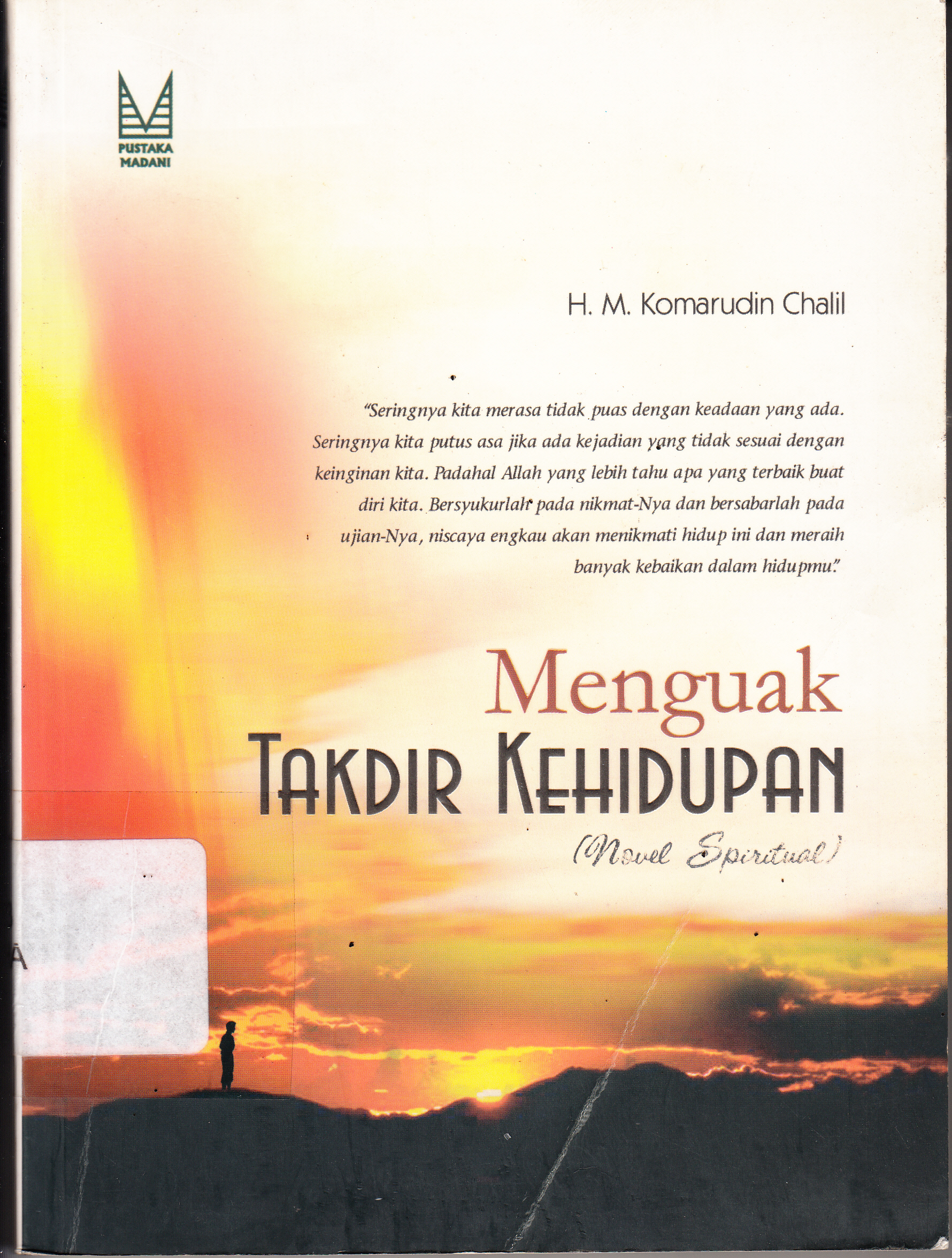 Cover Menguak Takdir Kehidupan / Chalil Komarudin