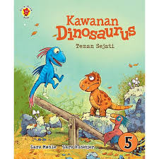 Cover Kawanan Dinosaurus, Teman Sejati / Lars Maehle; Alih Bahasa, Rosalia; Editor, Asteria Renny