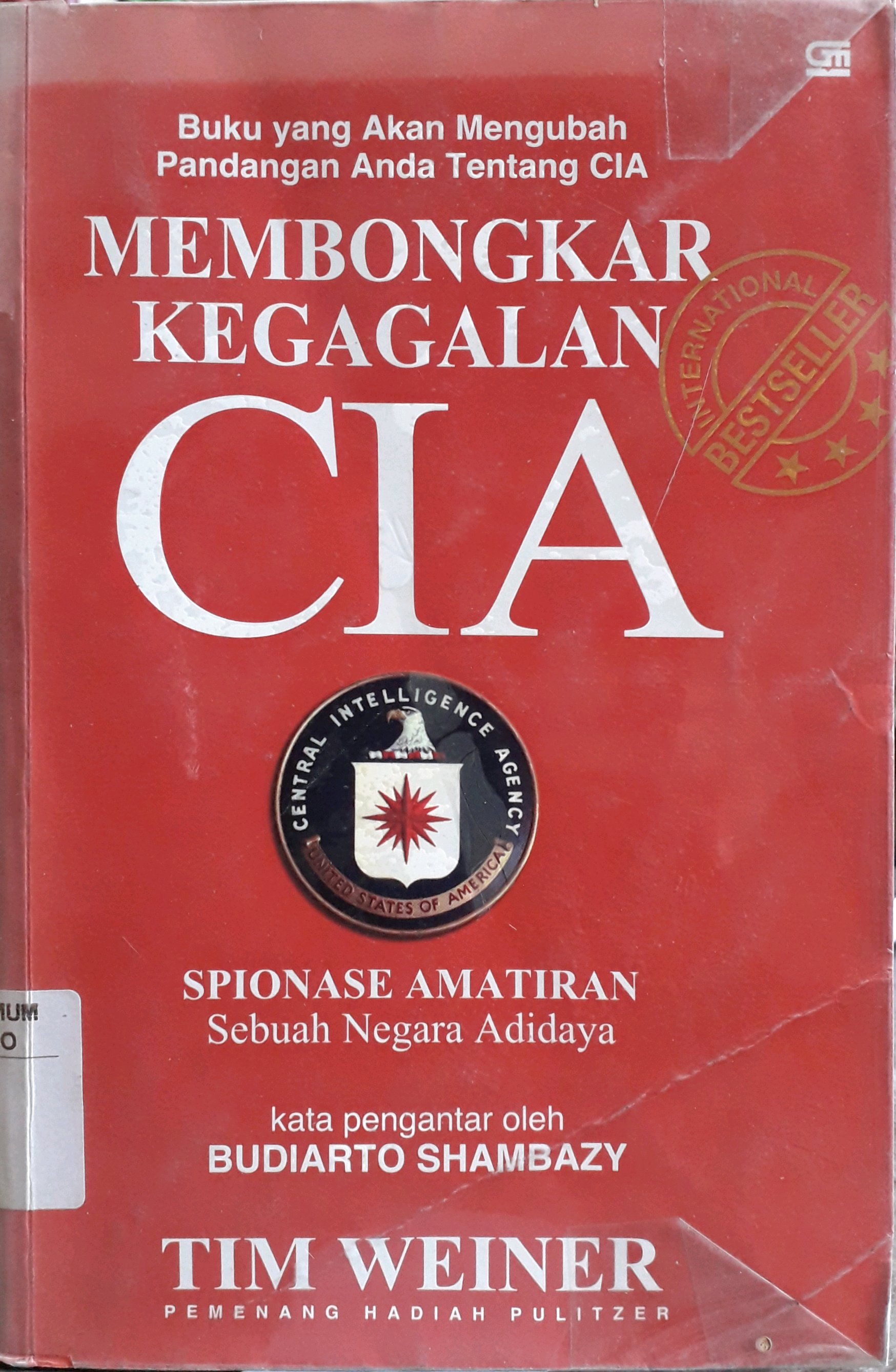 Cover Kegagalan CIA / Penulis, Weiner