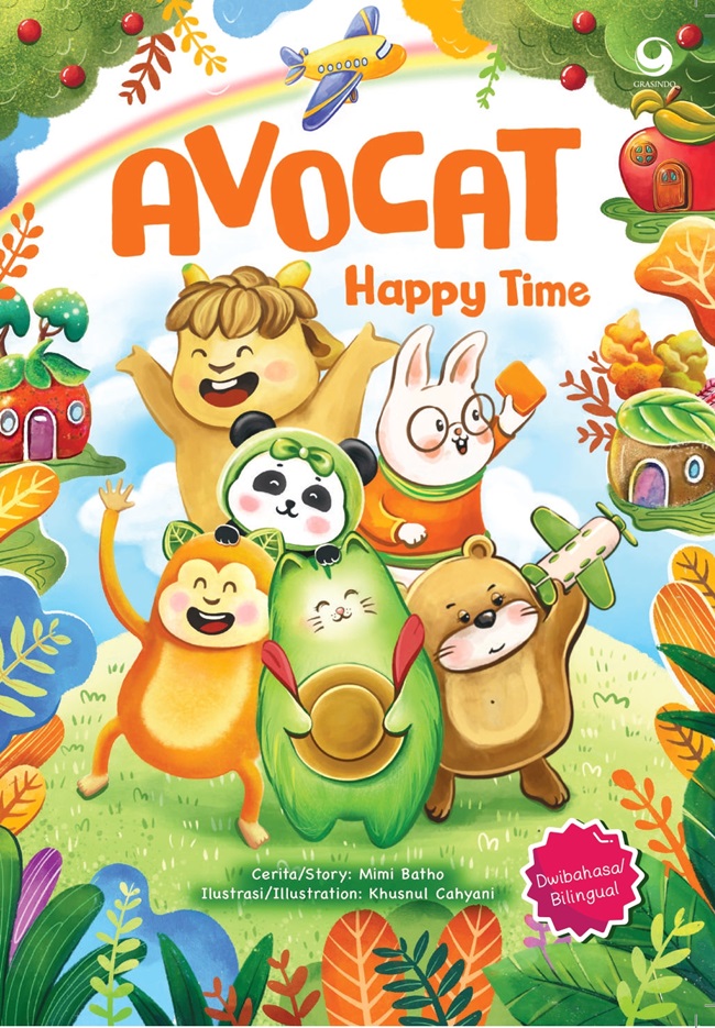 Cover Avocat happy time / Mimi Batho; ilustrator, Khusnul Cahyani; penata sampul dan isi, Hani Fauziyah