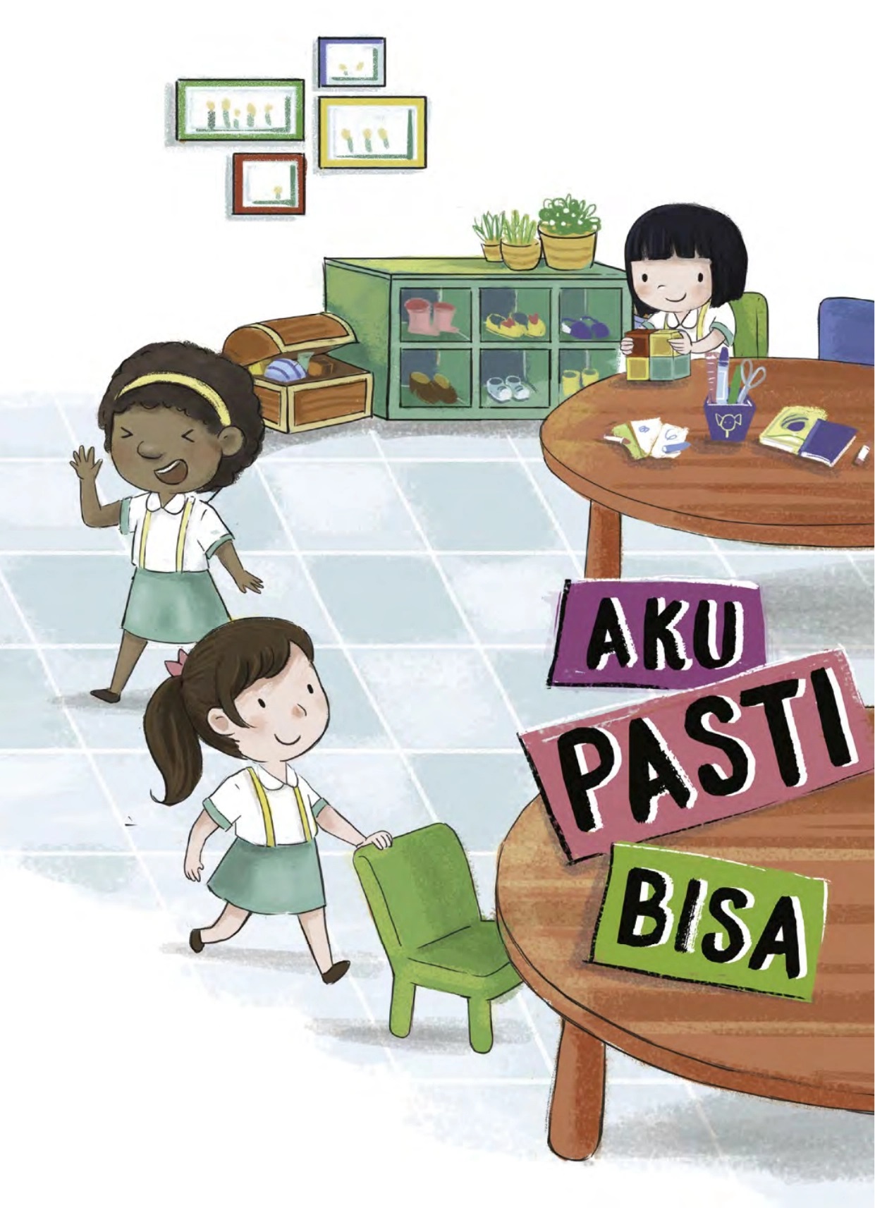 Cover Aku Pasti Bisa / Shoba Dewey Chugani; Ilustrator, Hutami Dwijayanti; Penyunting, Damar Sasongko, Novalya Putri;