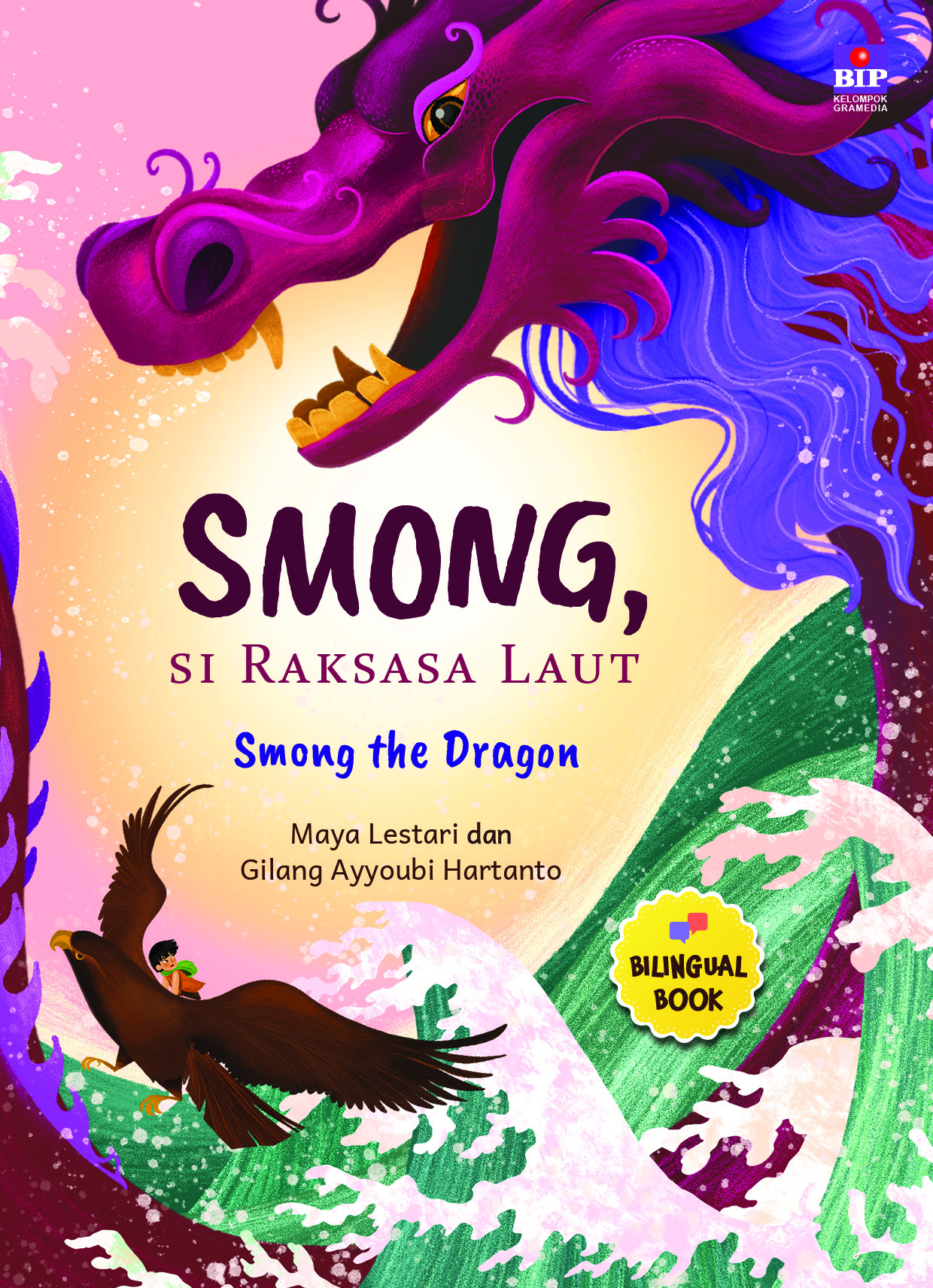 Cover Smong, Si Raksasa Laut / Maya Lestari; Ilustrator, Gilang Ayyoubi Hartanto; Penyunting, Novalya Putri