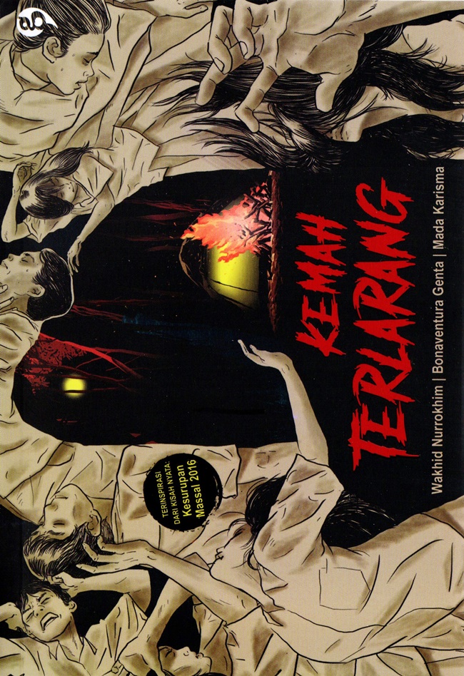 Cover Kemah terlarang / Wakhid Nurrokhim, Bonaventura Genta, Mada Karisma; editor, Falenzaman; desainer sampul, Tim Desain Agromedia Group; penata letak, Dinda Djohani