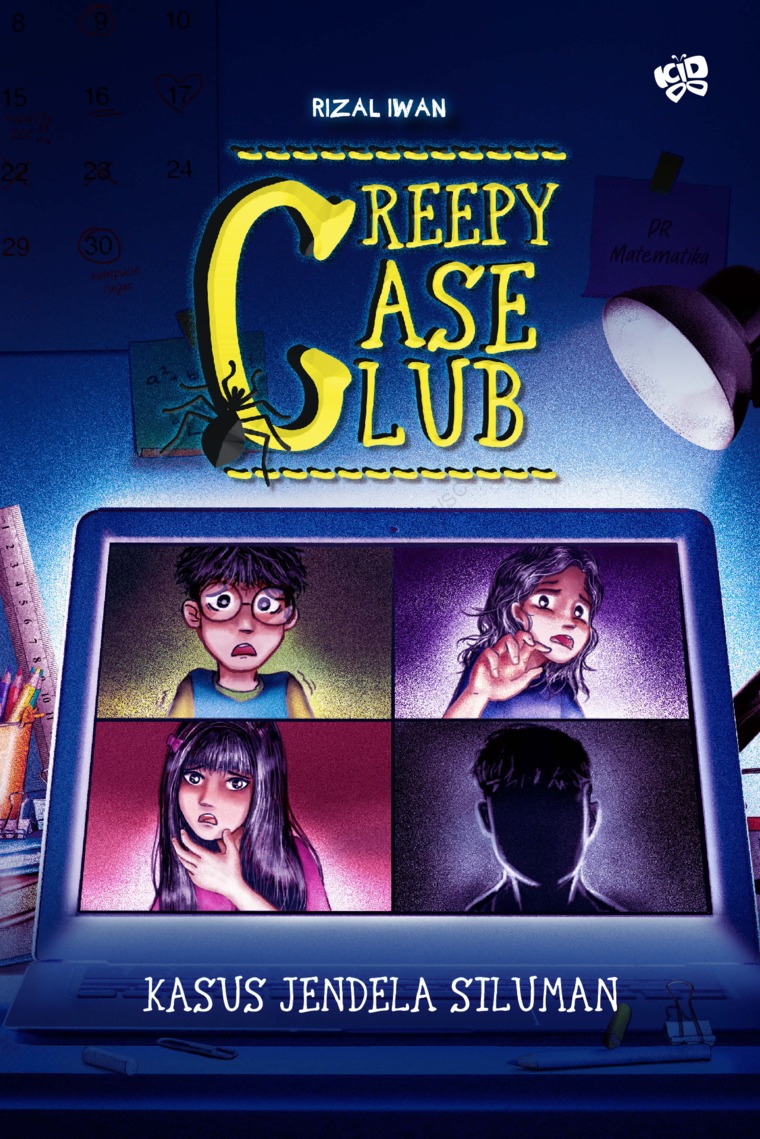 Cover Creepy case club :  Kasus jendela siluman / Rizal Iwan; penyunting, Pradikha Bestari; ilustrator, Vanessa Josephine