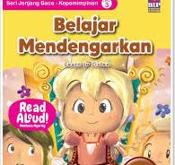 Cover Belajar mendengarkan :  Learn to listen / Arleen A: Penyunting; Kartika indah prativi