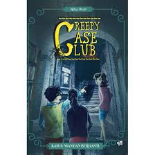 Cover Kasus Nyanyian Berhantu :  Creepy Case Club / Rizal Iwan; pengarang, Pradikha Bestari; penyunting, Vanessa Josephine; ilustrator sampul dan isi, Grace Gabriella AP; perancang sampul dan isi