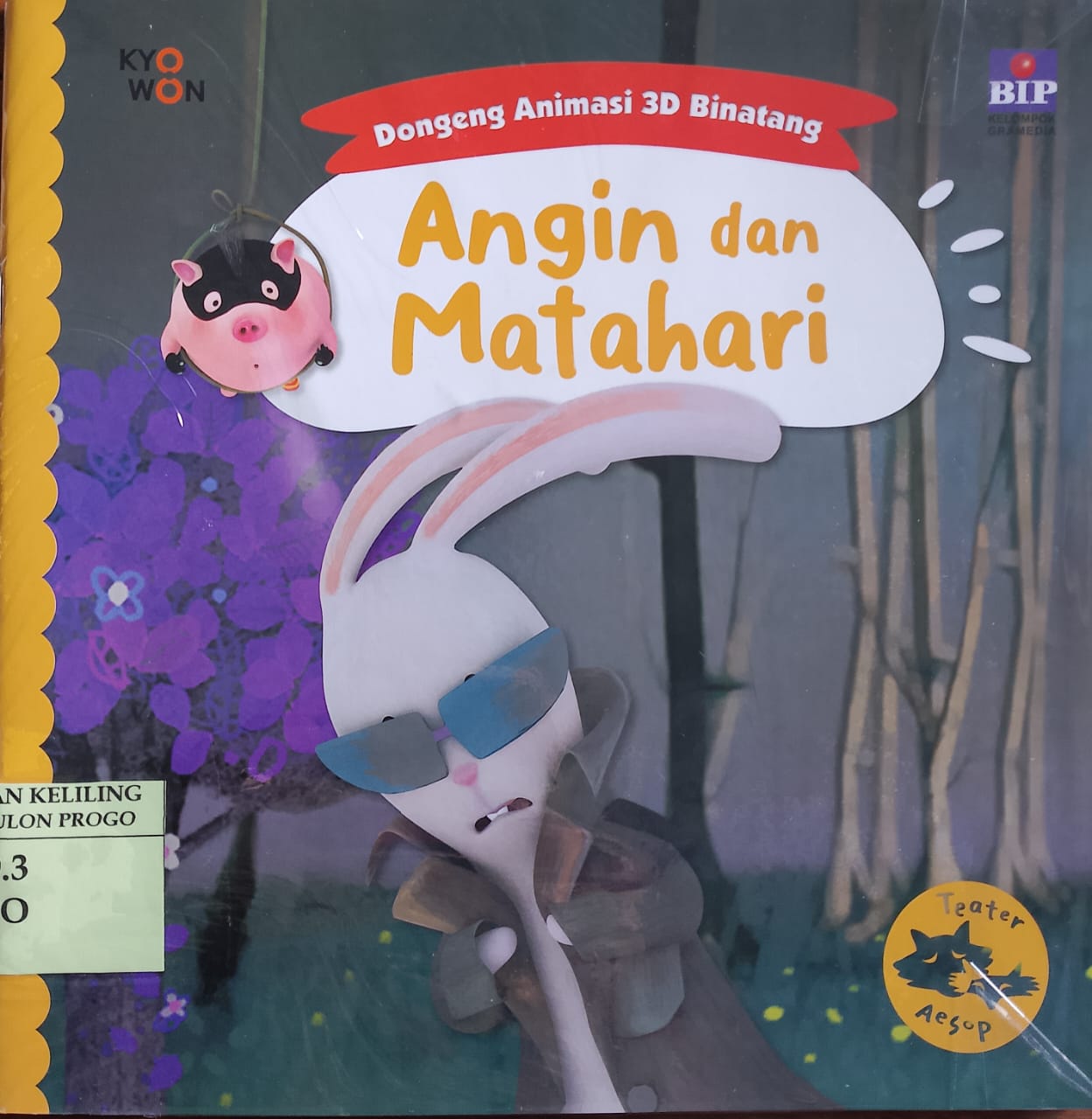 Cover angin dan matahari / Kyowon; alih bahasa, Jane Clarissa; penyunting, Amori Eliab