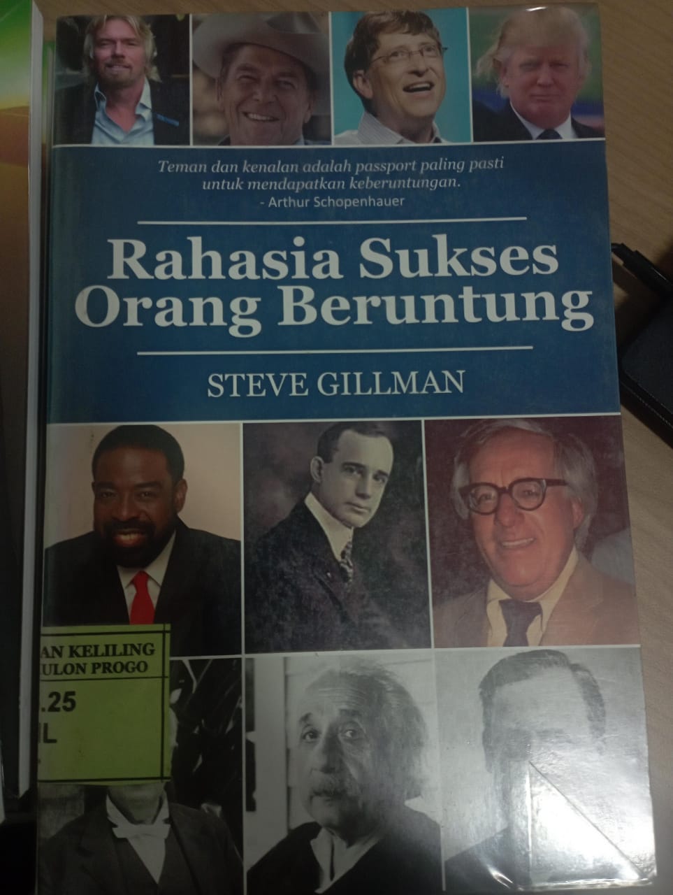 Cover Rahasia Sukses Orang Beruntung / Steve Gillman