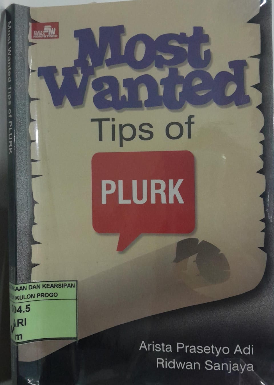Cover Most Wanted Tips of Plurk / Aris Prasetyo