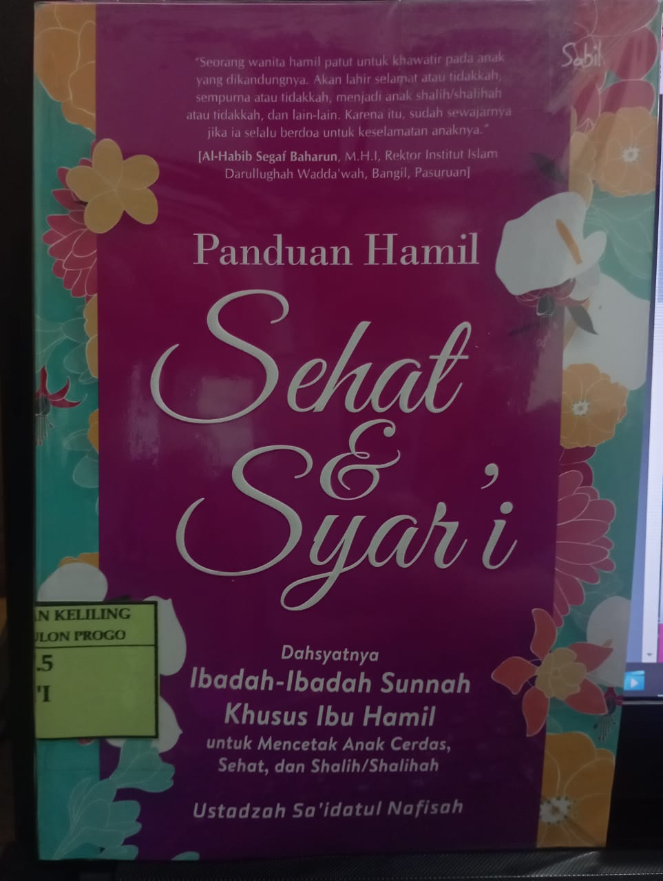 Cover Panduan Hamil Sehat dan Syar'i / Sa'idatul Nafisah